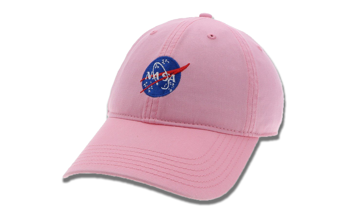 NASA Meatball Logo Adjustable Pink Cap – The JPL Store