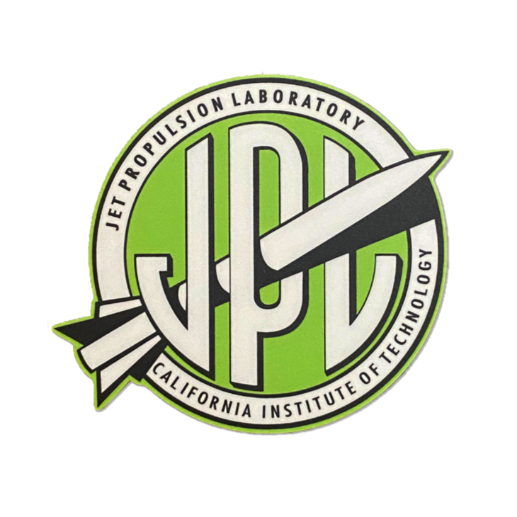 JPL Vintage Logo 5 Die Cut Sticker