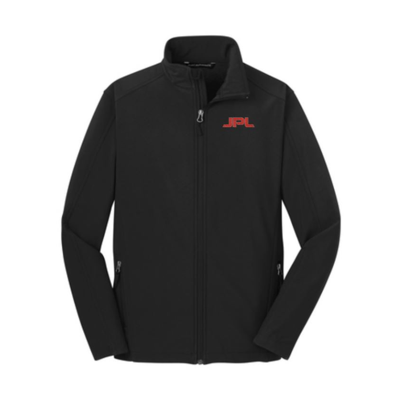 JPL Logo Full Zip Unisex Black Jacket | The JPL Store