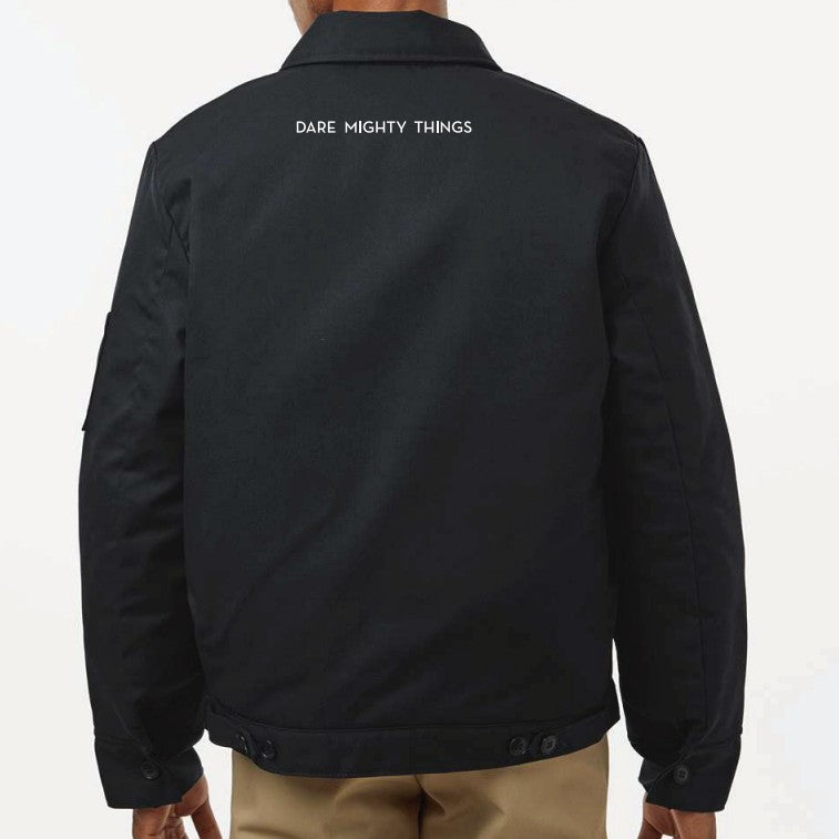 Dickies Men's Insulated Industrial Eisenhower Jacket TJ55 Black